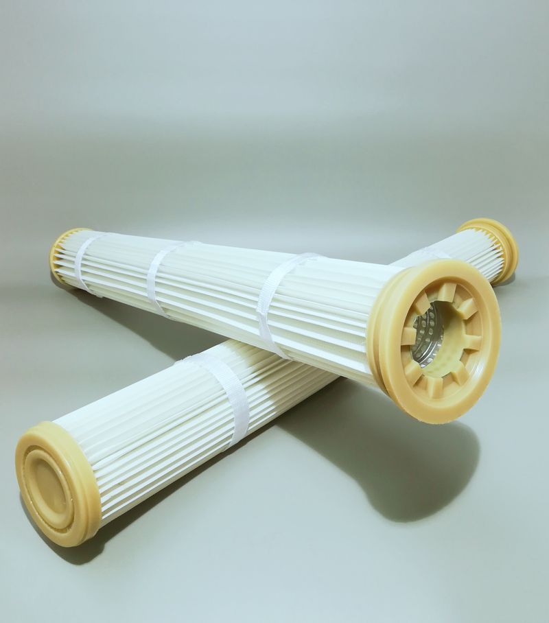 高效易反吹PU材質帶文氏管倉頂除塵濾芯